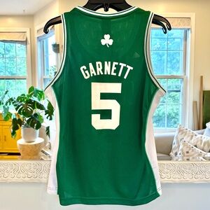 NBA Adidas Boston Celtics Official Jersey Kevin Garnett 5 Women’s Size Large